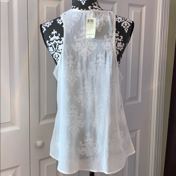 Arden B Chiffon Mixed Top Size Medium - Picture 3 of 3